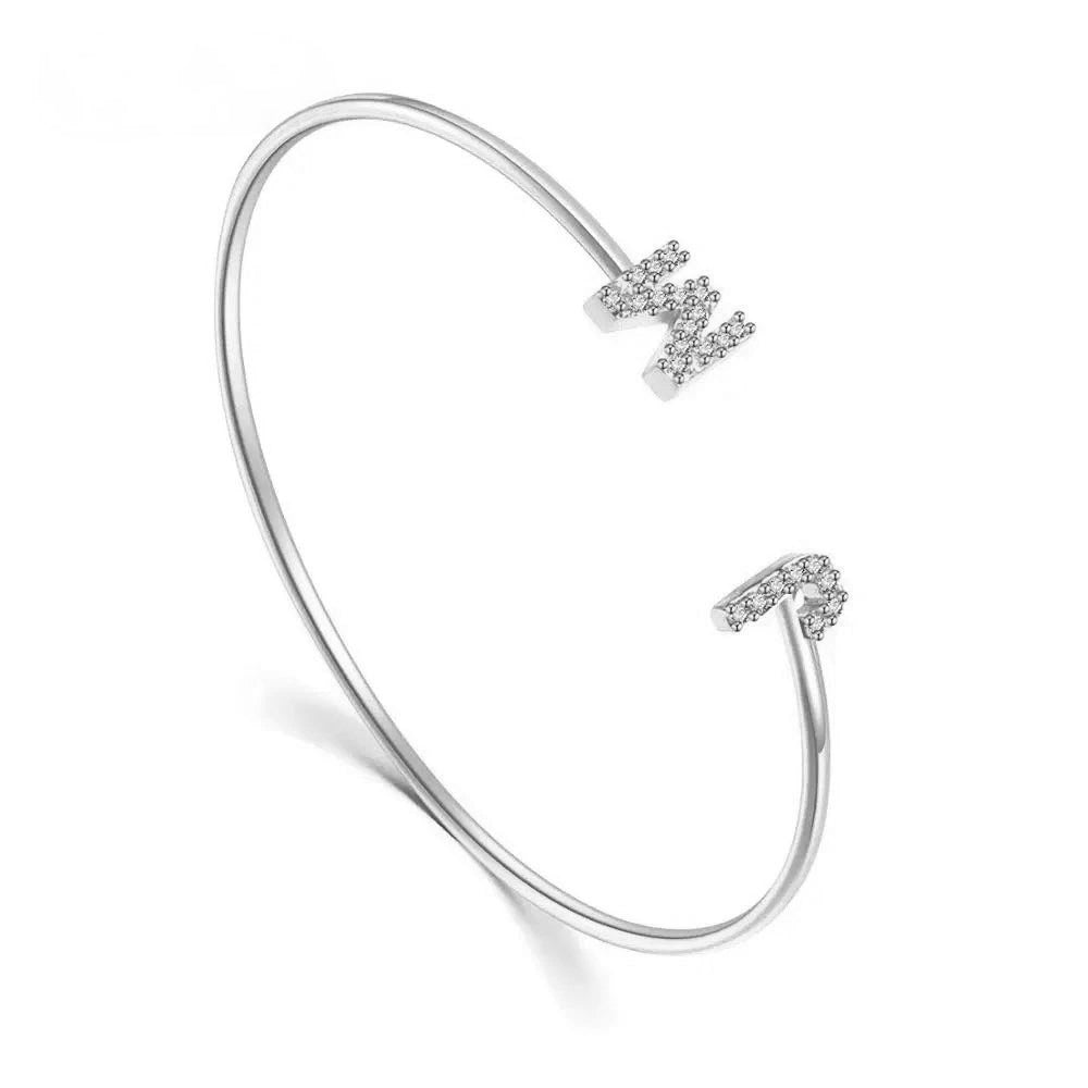 Soul Connection - Armband mit zwei Buchstaben und Zirkonia