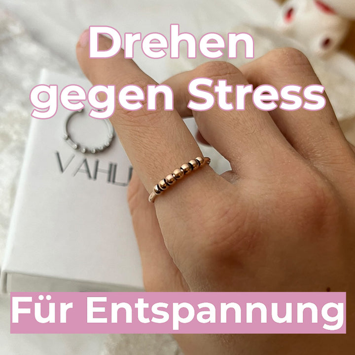 Calm – Anxiety Ring mit Perlen - Anti Stress & Anti Angst