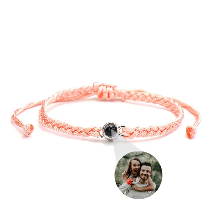 Geflochtenes personalisiertes Foto-Armband