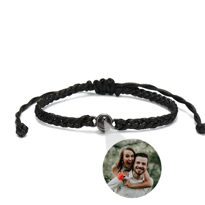 Geflochtenes personalisiertes Foto-Armband