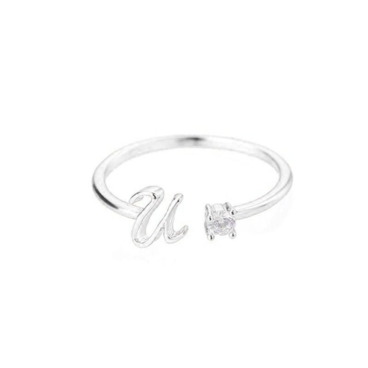 INITIALEN RING MIT ZIRKONIA - Vahlery