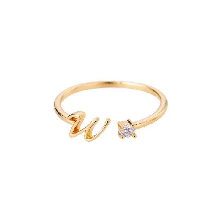 INITIALEN RING MIT ZIRKONIA - Vahlery