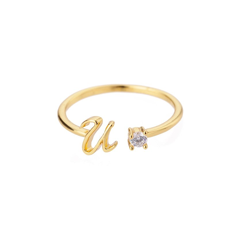 INITIALEN RING MIT ZIRKONIA - Vahlery