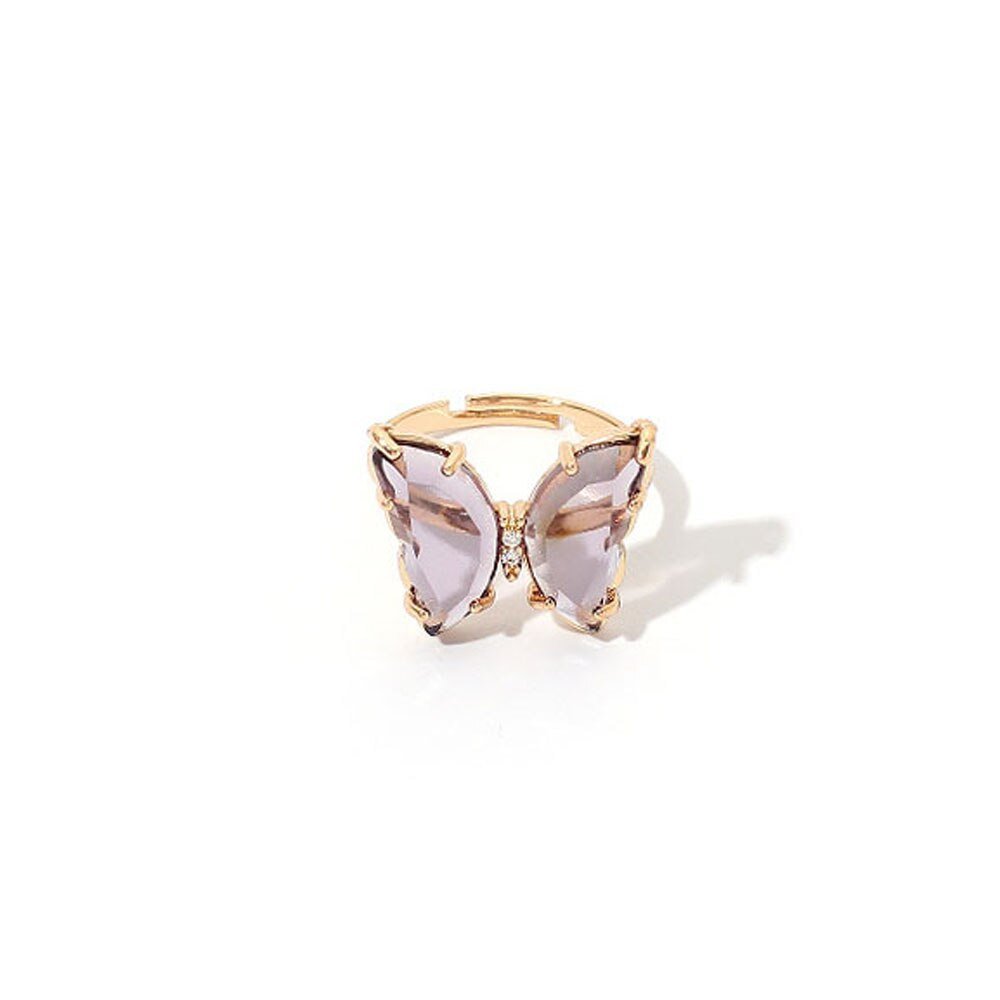 Verstellbarer Schmetterling Ring - Vahlery